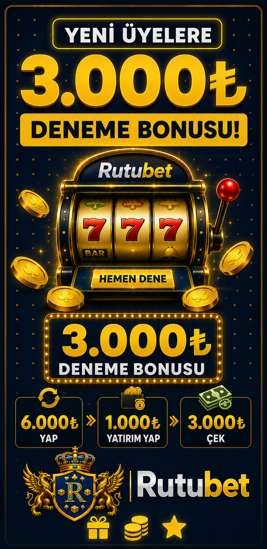 Yeni üyelere 4000 TL deneme bonusu